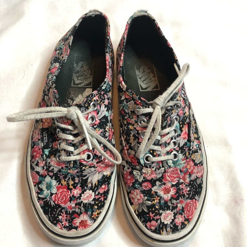 Vans floral sneakers